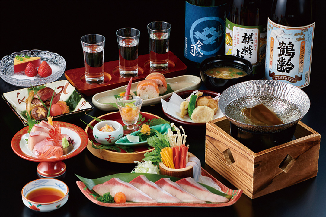 季節の会席料理料理 12,000円コース